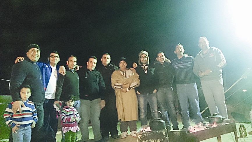 احتفال عائلي في ليلة رأس السنة