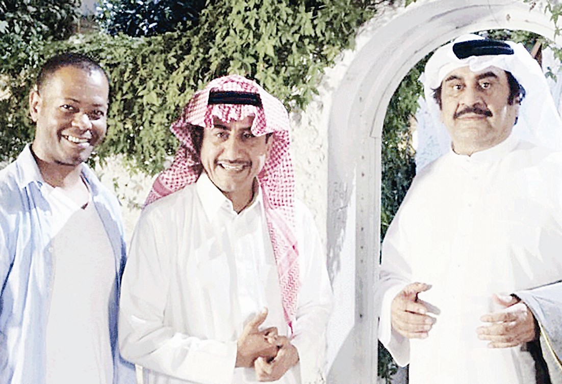 ... ومع عبد الحسين عبد الرضا وناصر القصبي في «ابو الملايين»