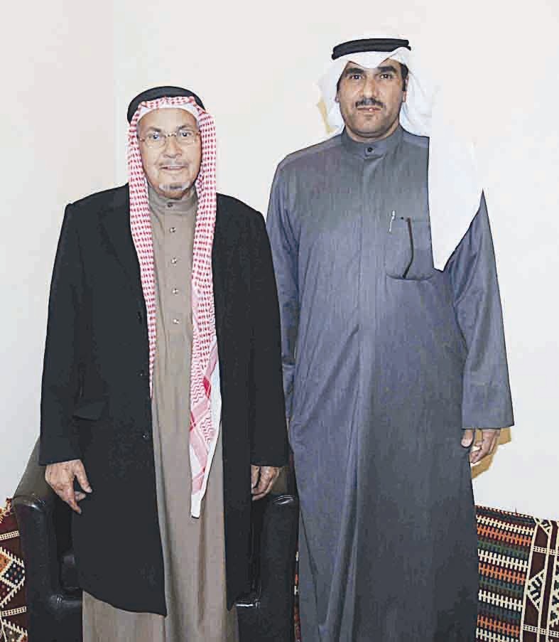 مع ابن اخيه محمد