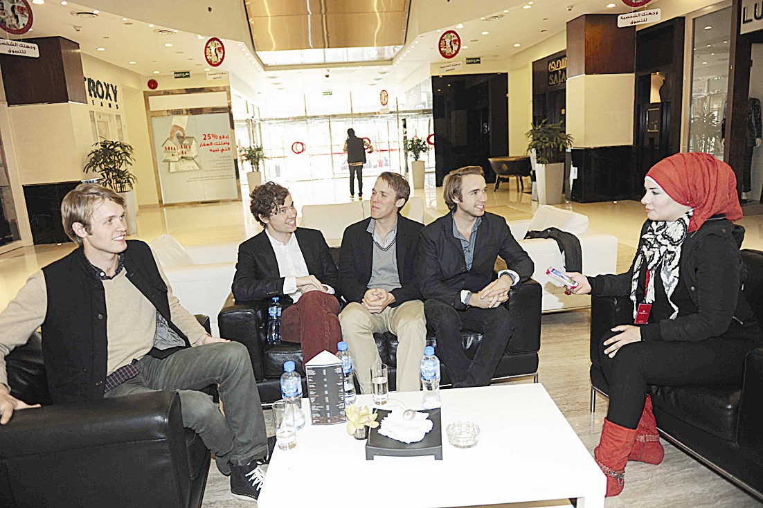 يتحدثون للزميلة رشا فكري