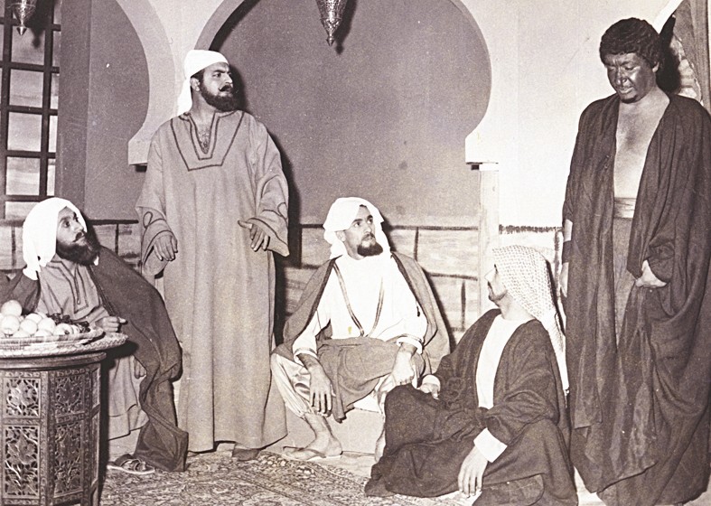 أحد أعماله التي كتبها وقدّمها للمسرح