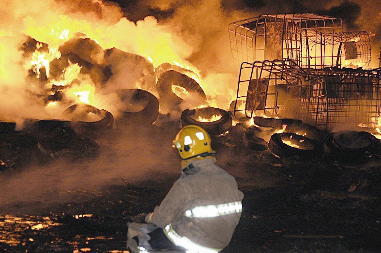 ... وزميله يصارعها