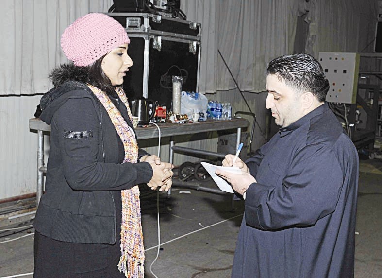 مرام متحدثة للزميل حسين خليل