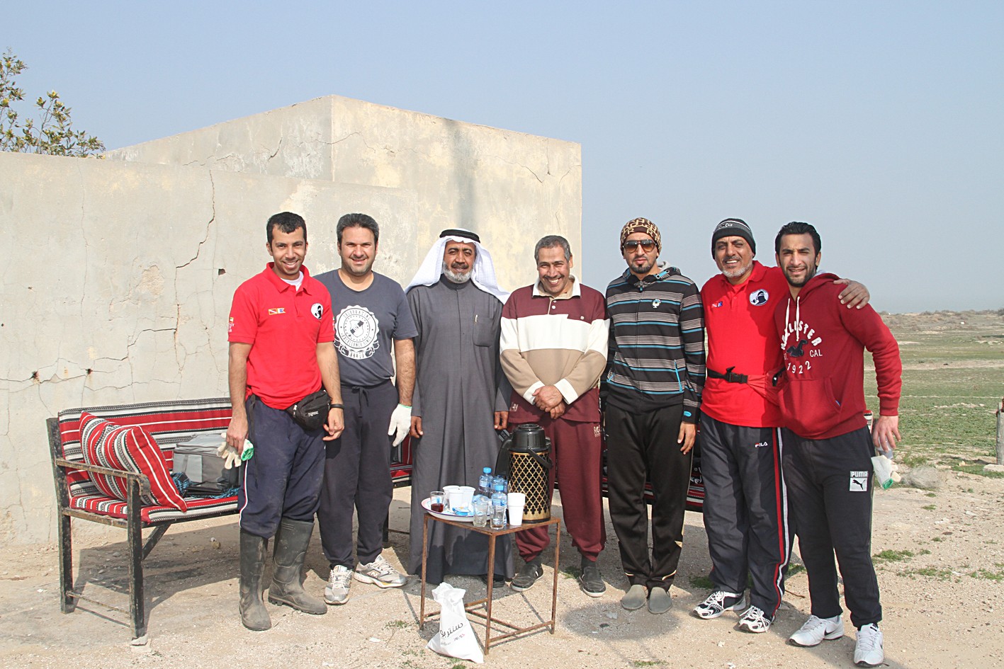 «الراي» وفريق الغوص في ضيافة بوراشد