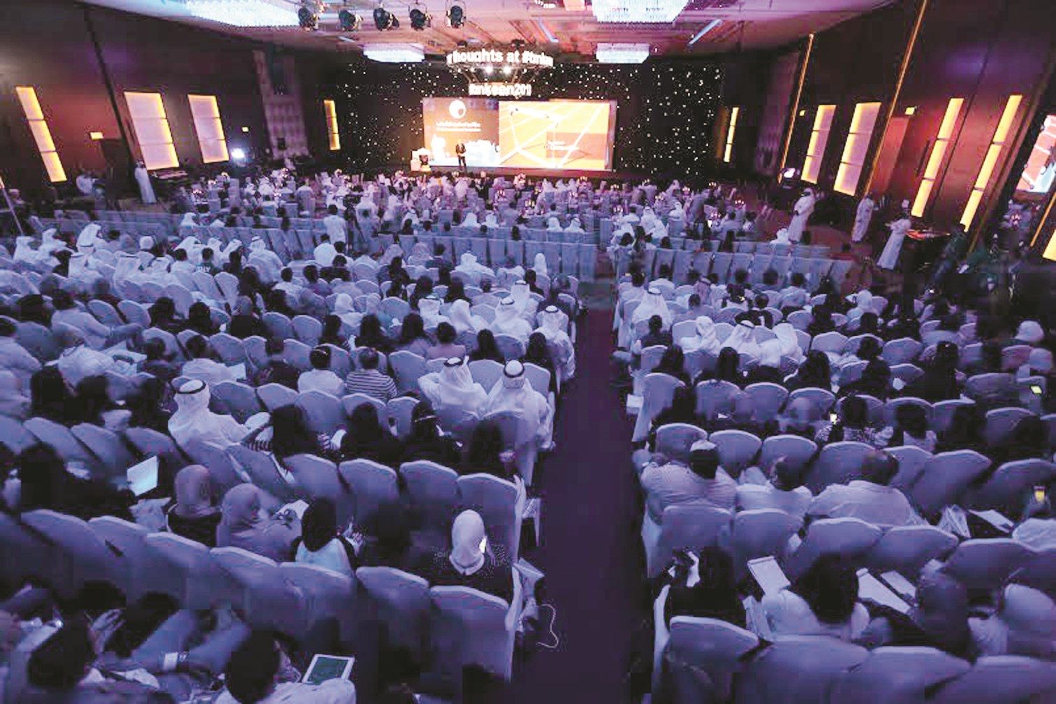 جانب من حضور مؤتمر تمكين الشباب الثاني