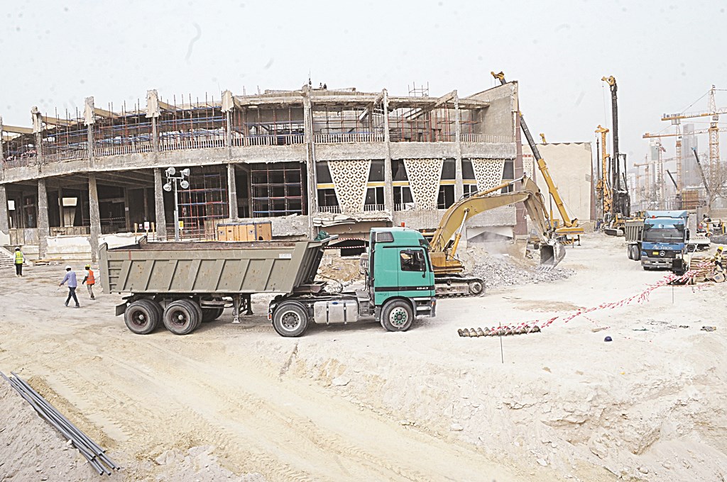 العمل يجري على قدم وساق