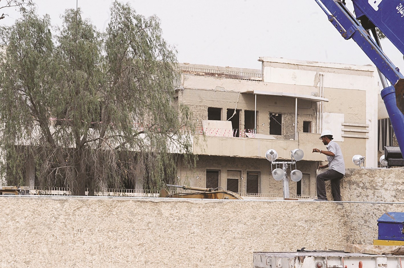 القصر شاهد تاريخي وتحفة معمارية في وقتها (تصوير كرم ذياب)