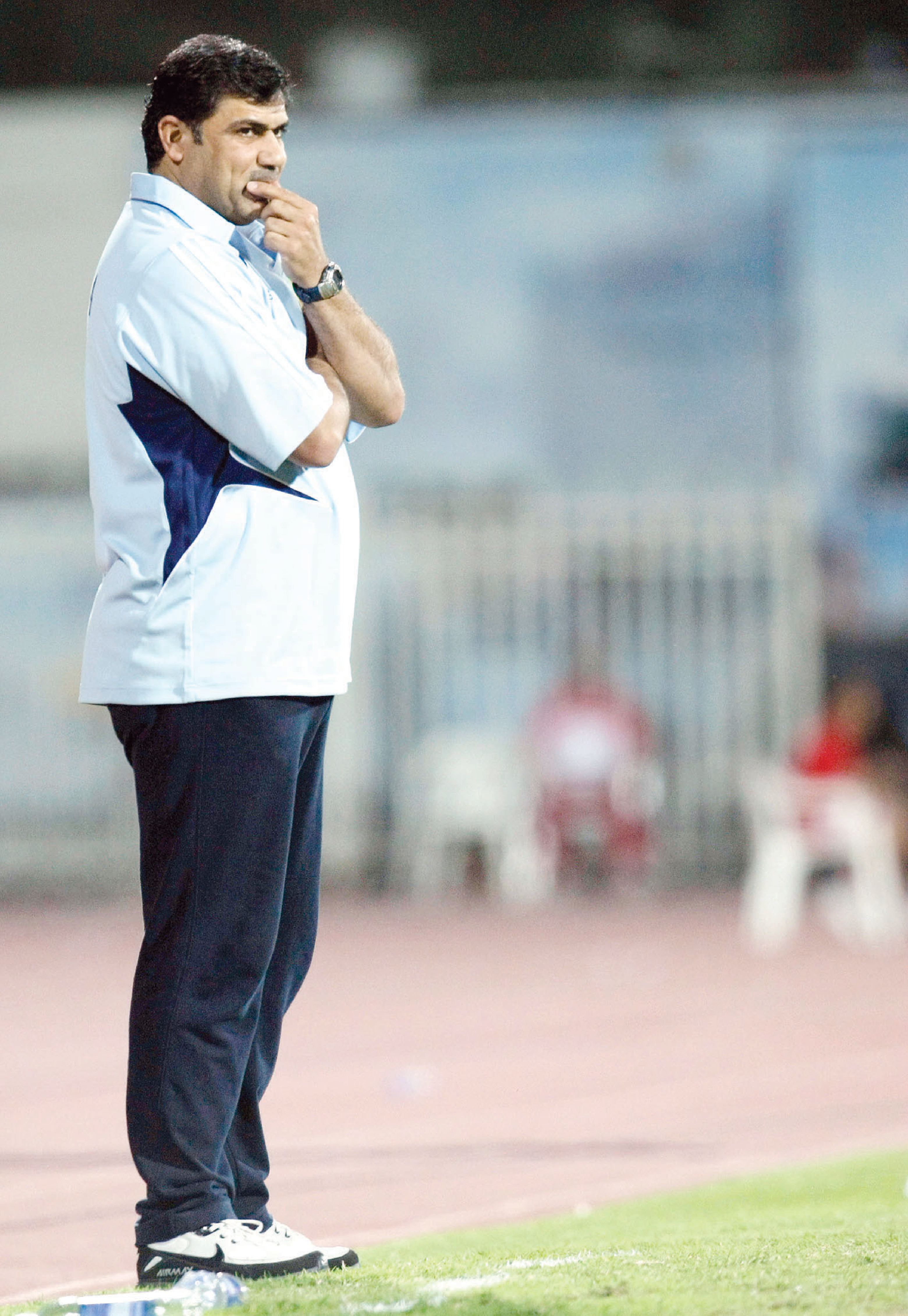 u0645u062du0645u062f u0627u0628u0631u0627u0647u064au0645 u064au0638u0647u0631 u0631u0633u0645u064au0627u064b u0644u0644u0645u0631u0629 u0627u0644u0627u0648u0644u0649 u0627u0644u064au0648u0645 u0645u062fu0631u0628u0627u064b u0644u0640"u0627u0644u0643u0648u064au062a"rnrn(u0627u0644u0627u0632u0631u0642 u062fu0648u062a u0643u0648u0645)