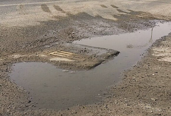 المياه فاضت رغم عدم هطول أمطار