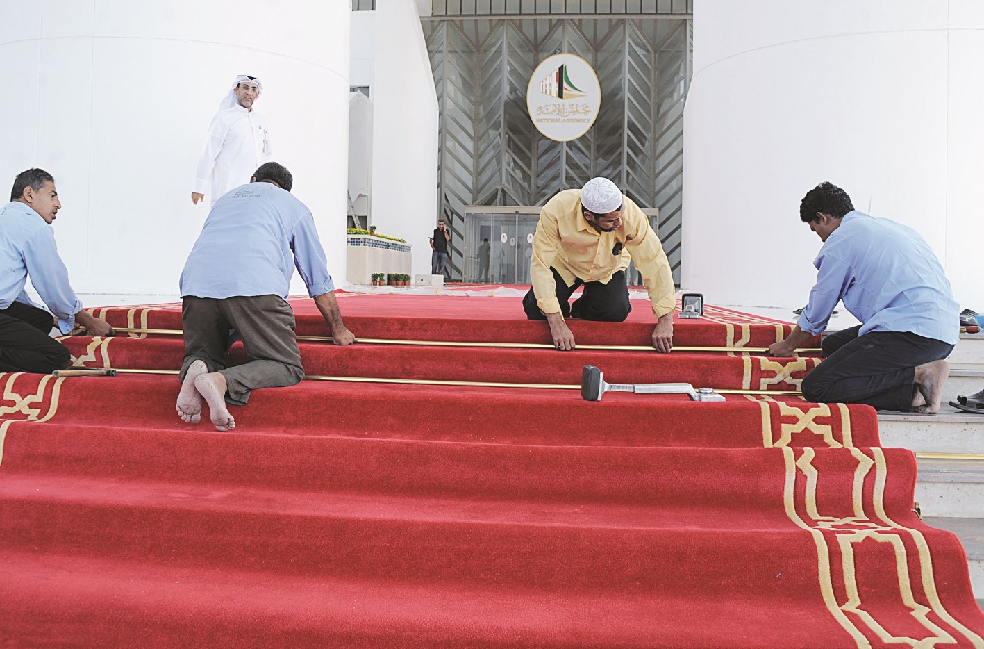 تجهيز السجاد الاحمر