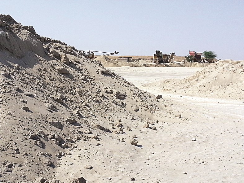 منطقة المشروع كما بدت