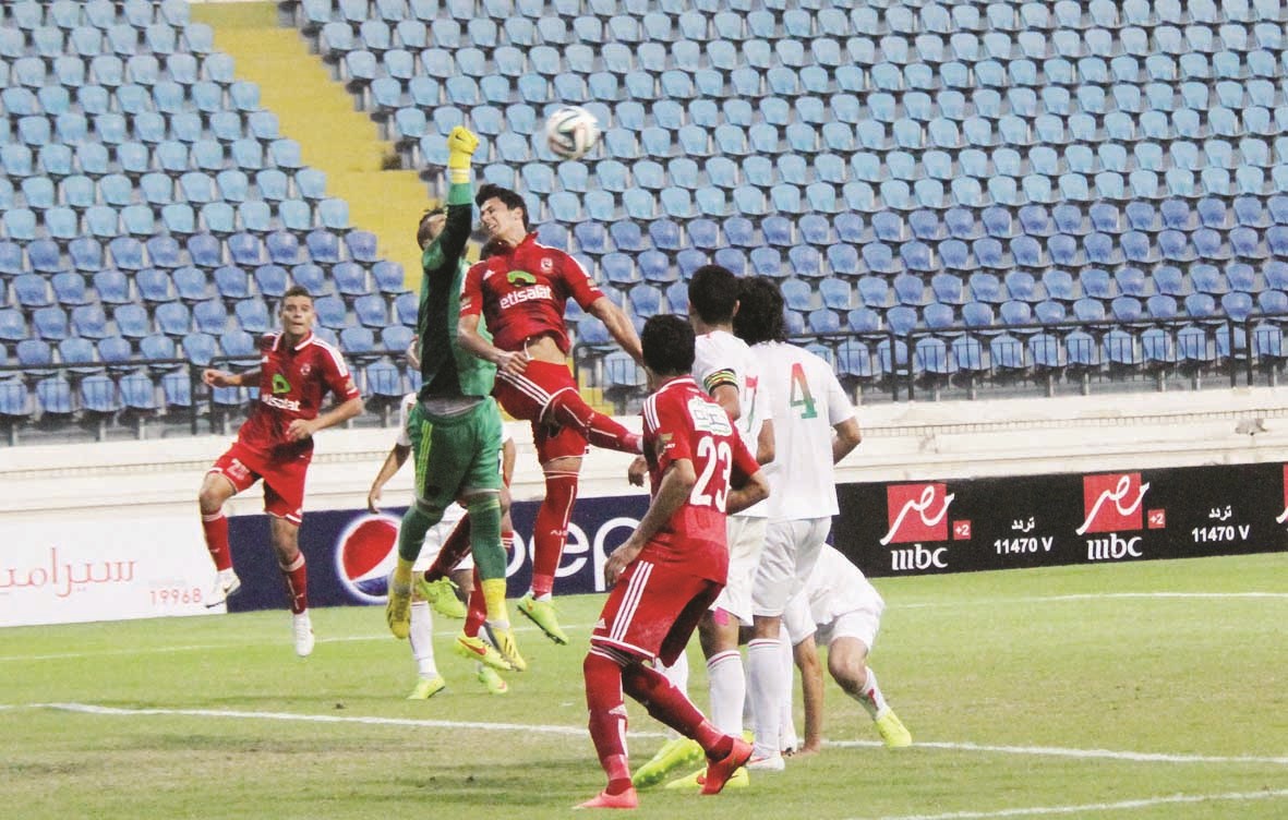 محاولات الأهلي لم تدرك التعادل