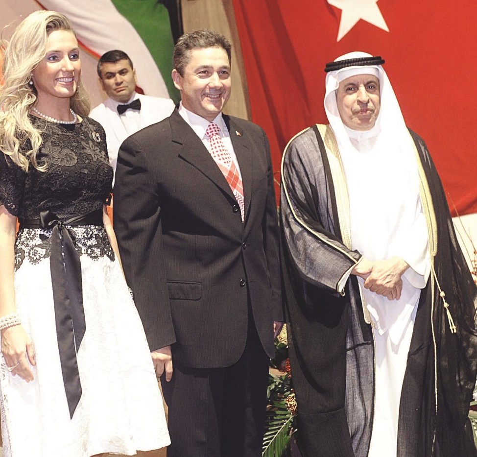 السفيران السعودي والتركي         (تصوير كرم دياب)