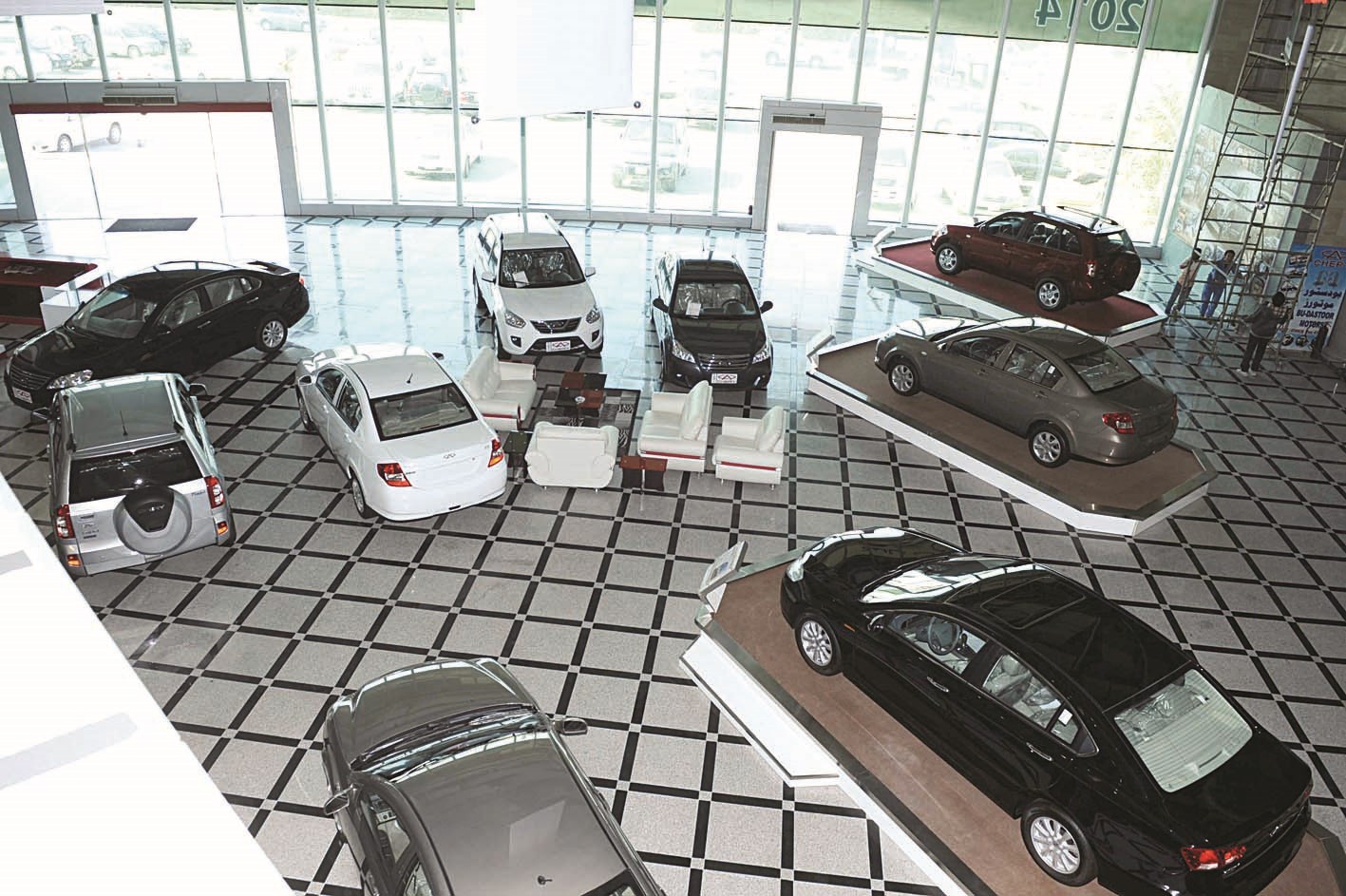 سيارت «شيري» ... انتشار كبير في شوارع الكويت  (تصوير جلال معوض)