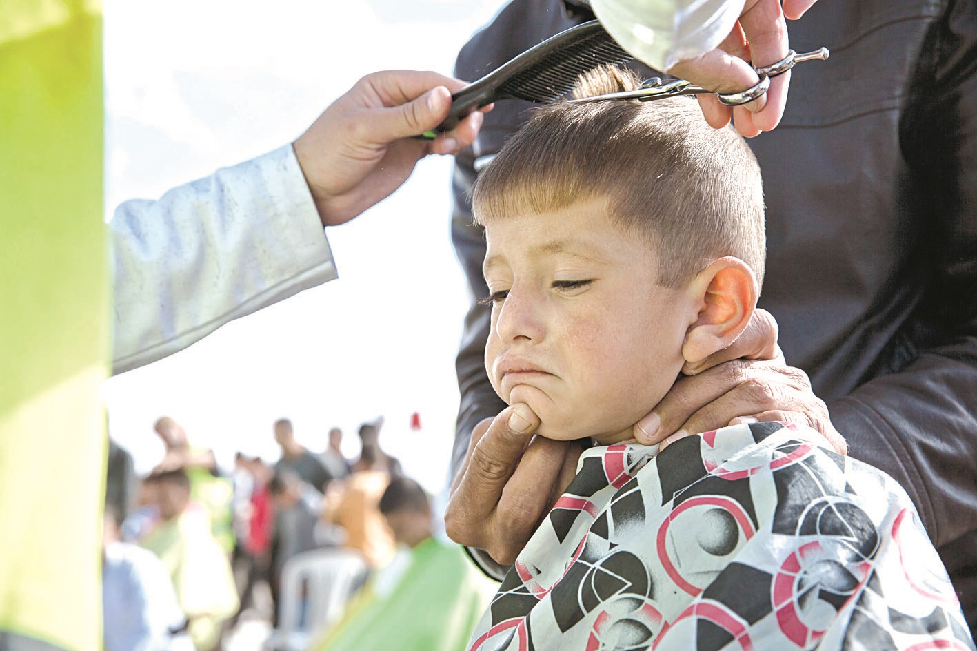 u062du0644u0627u0642 u00abu0645u062au0637u0648u0639u00bb u064au0642u0635 u0634u0639u0631 u0637u0641u0644 u0643u0631u062fu064a u0633u0648u0631u064a u0644u0627u062cu0626 u0645u0646 u0643u0648u0628u0627u0646u064a u0641u064a u0628u0644u062fu0629 u0633u0631u0648u062c u0627u0644u062du062fu0648u062fu064au0629 u0627u0644u062au0631u0643u064au0629 (u0623 u0628)