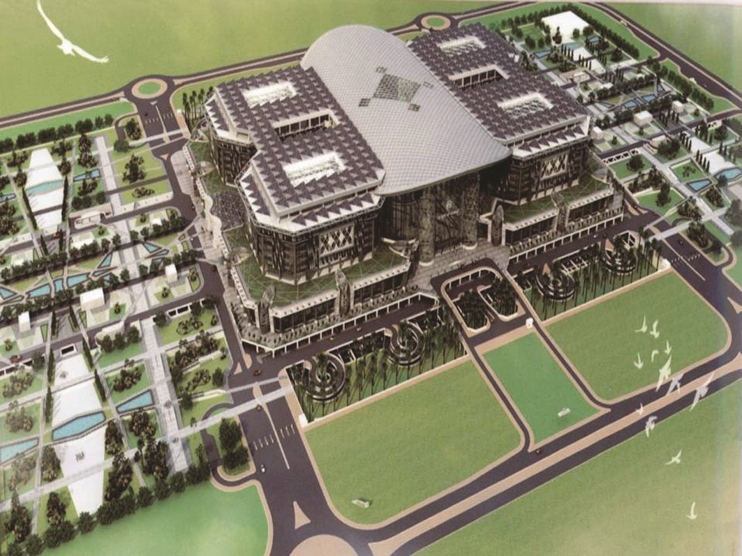 نموذج لمجمع الوزارات المزمع إنشاؤه في الجهراء