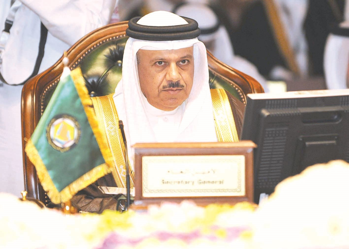 الزياني يلقي كلمته (تصوير سعد هنداوي)