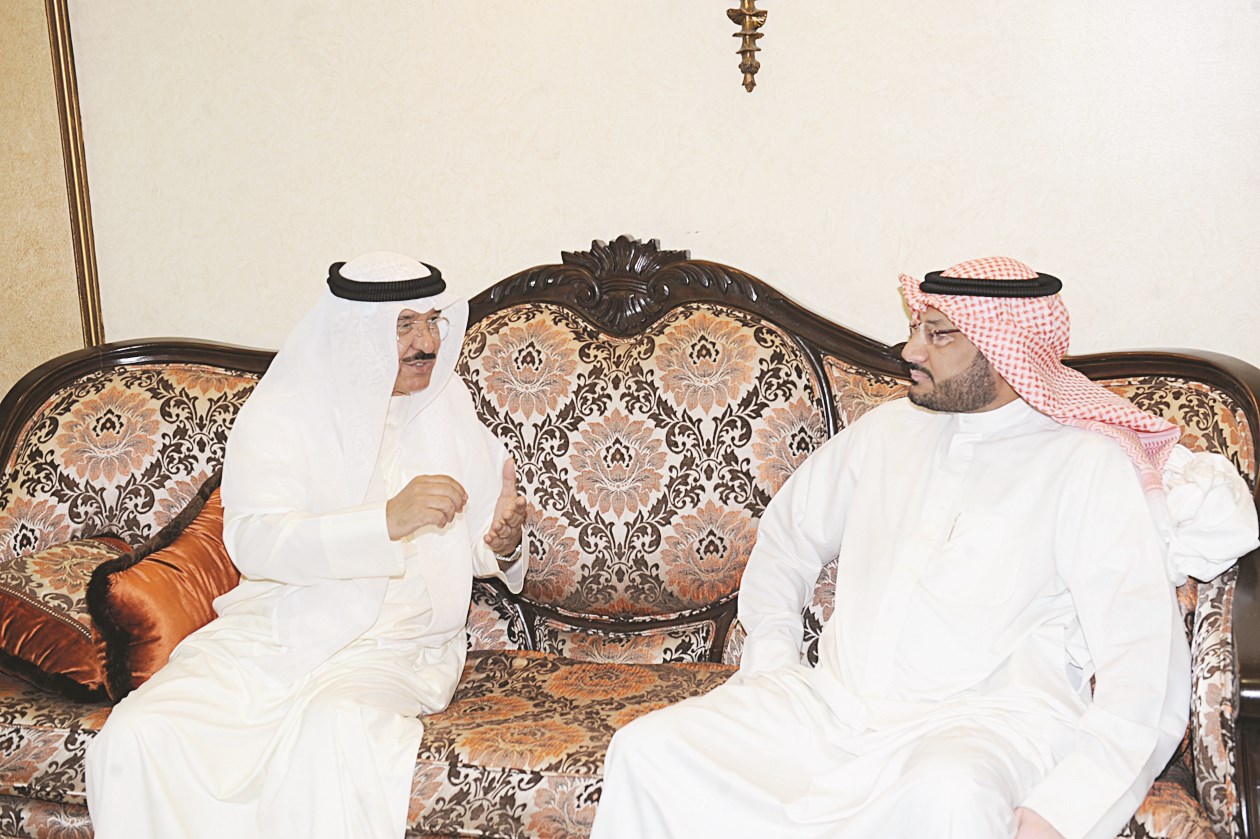 مال الله متحدثاً للزميل ناصر الفرحان