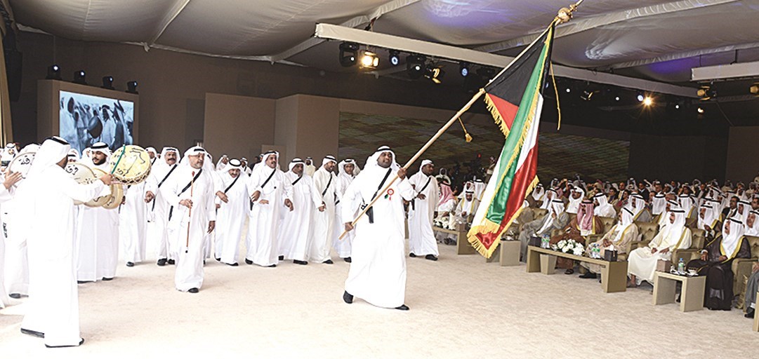 فقرة تراثية من ضمن الاحتفالية