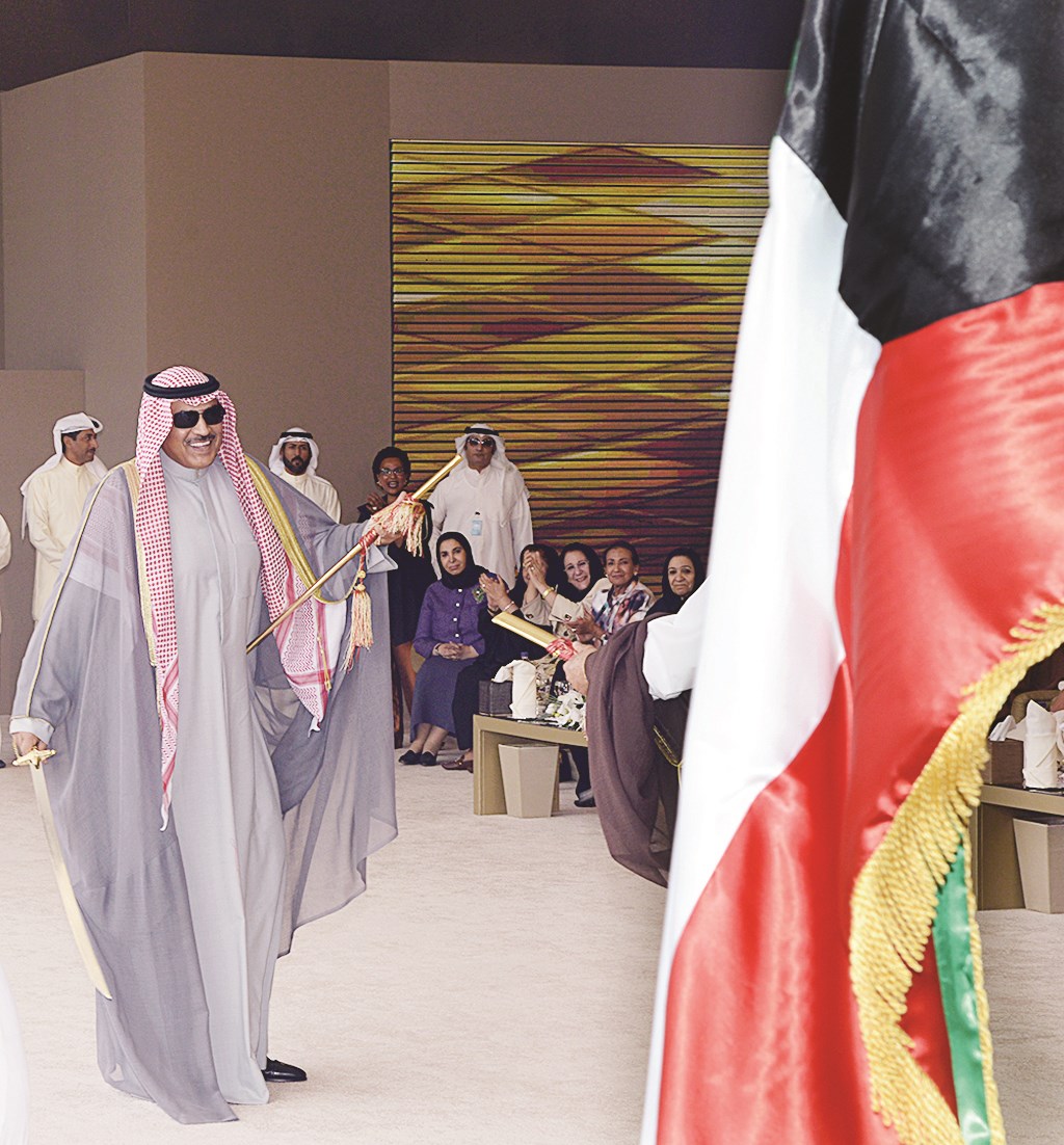 ... وصباح الخالد يشارك في العرضة