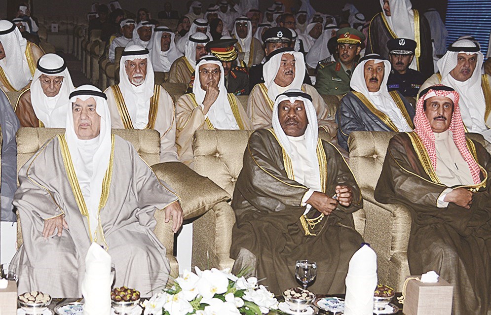 علي الغانم وعلي العبدالله والدكتور إبراهيم الدعيج