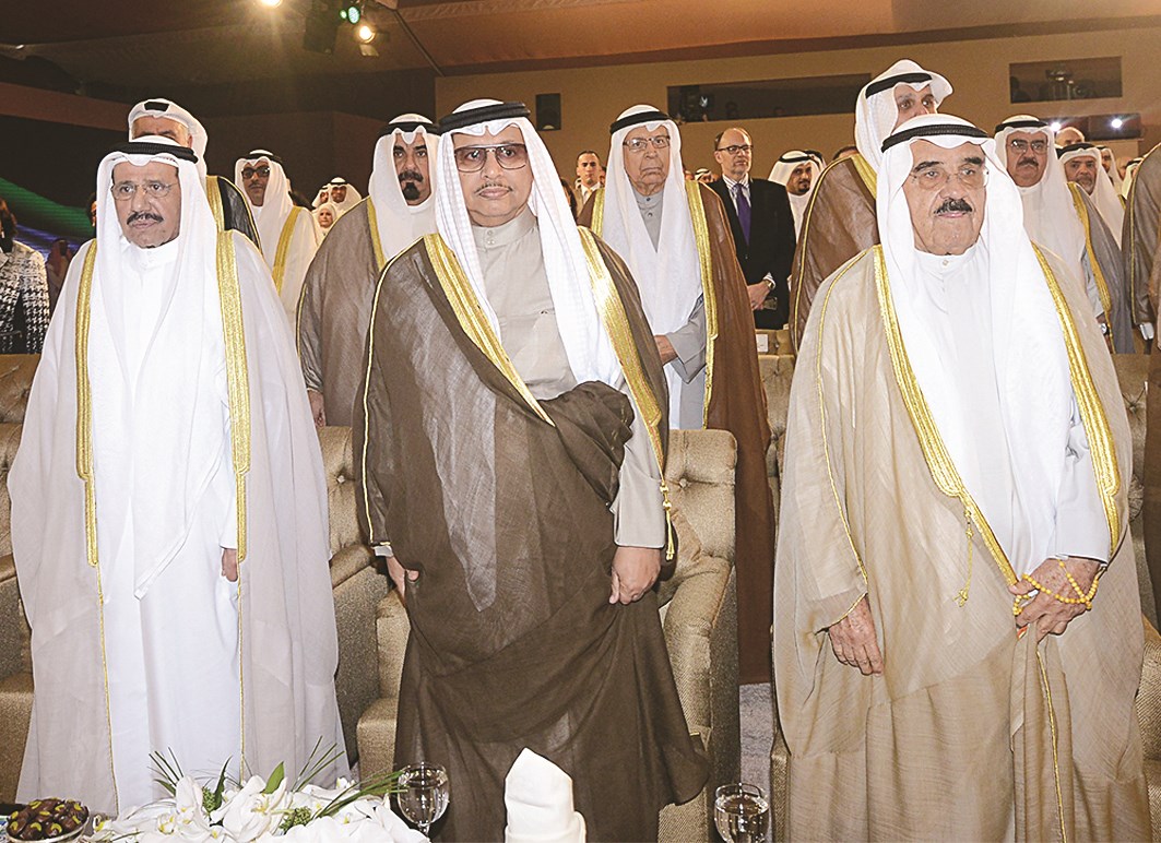 شملان الصباح وجابر المبارك وفيصل السعود