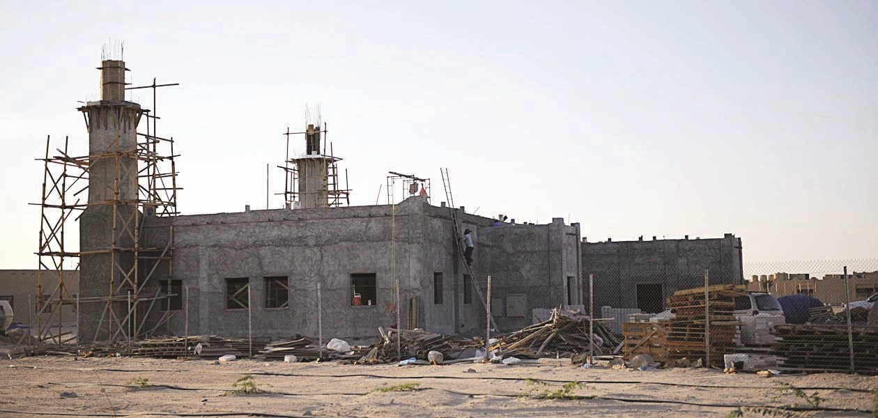 المسجد بتبرّع من سمو الأمير