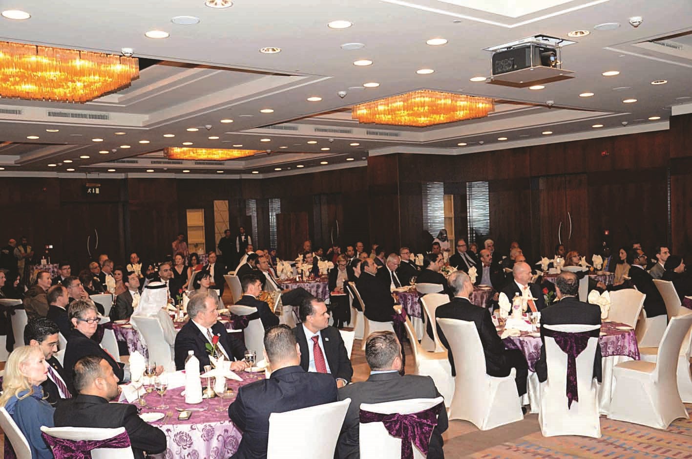 جانب من حضور الاحتفال (تصوير جلال معوض)