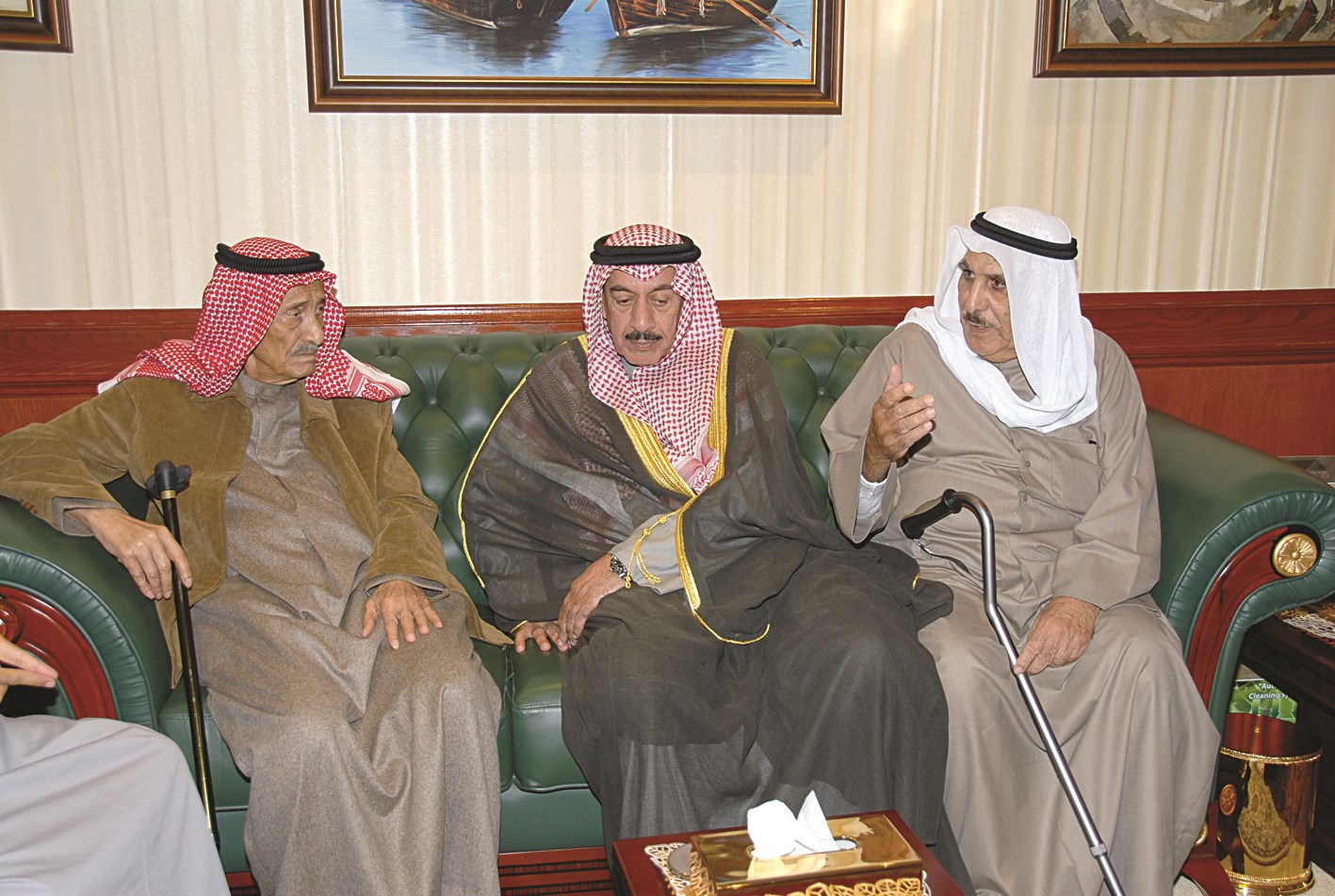علي المتروك وفهد الأمير وعبدالعزيز البحر