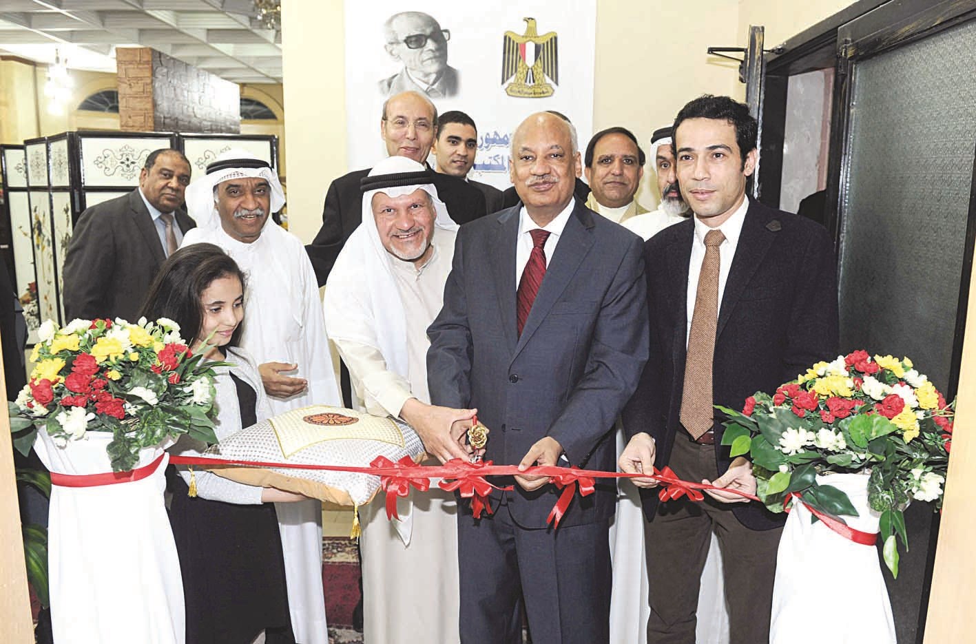 افتتاح فعاليات احتفالية نجيب محفوظ ( تصوير زكريا عطية)