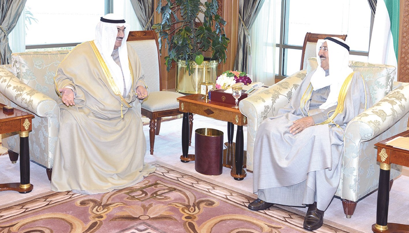 سمو الأمير مستقبلاً ناصر المحمد