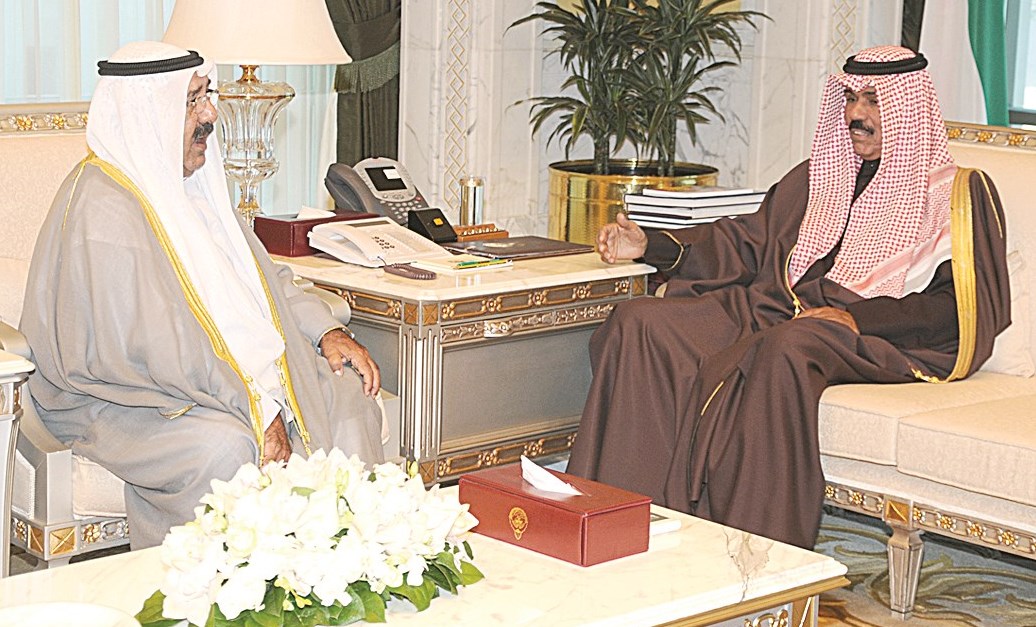 سموه مستقبلاً ناصر الصباح