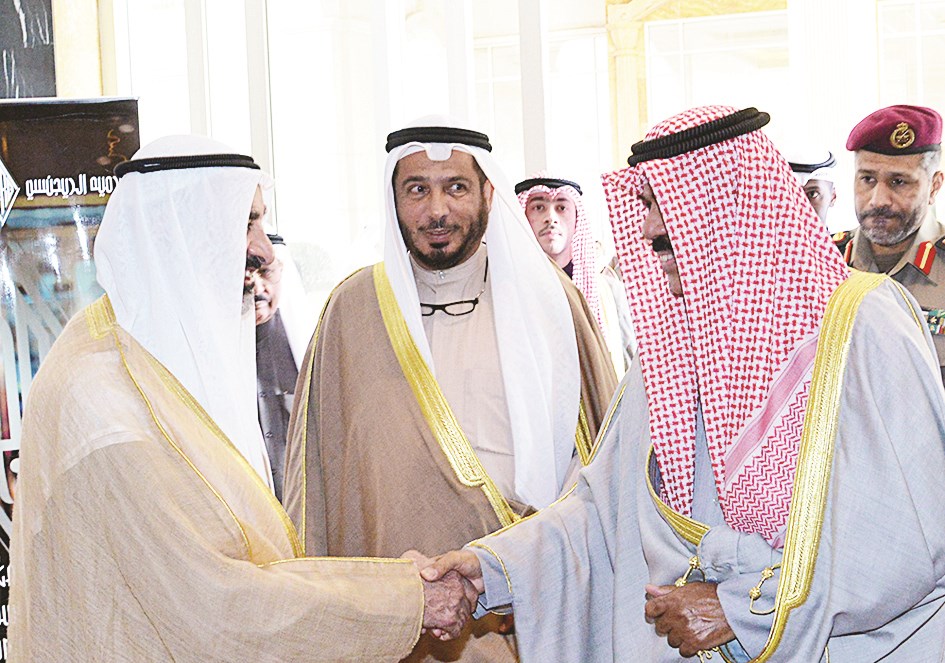 ولي العهد لدى وصوله إلى المؤتمر