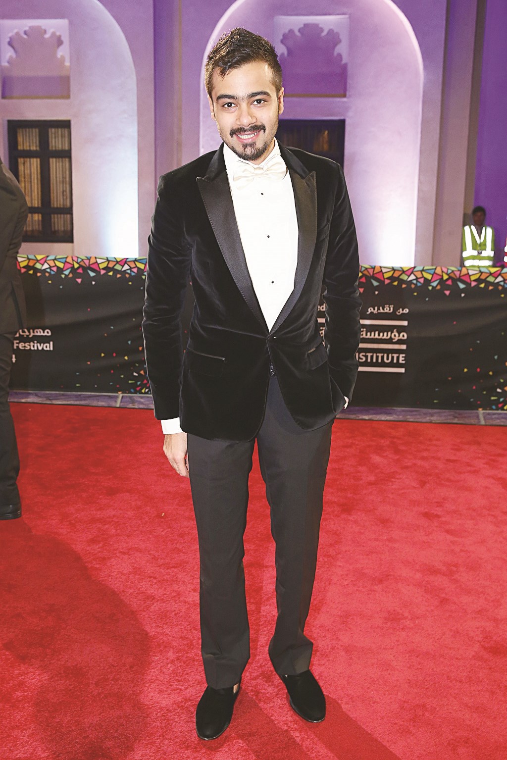 حمد أشكناني على السجادة الحمراء