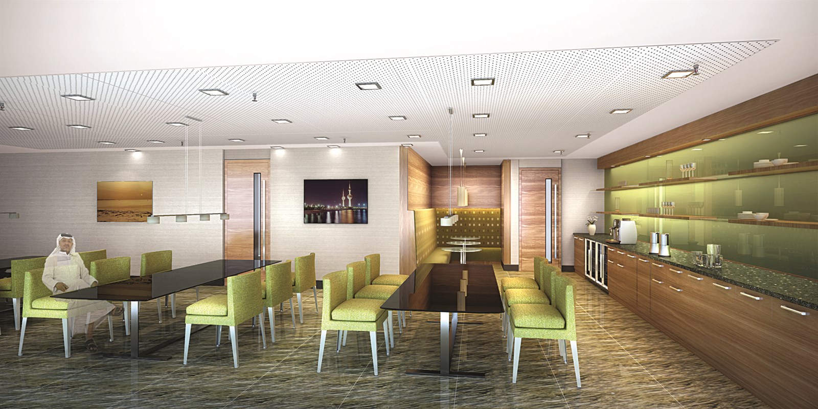 من تصميم قاعات مجمع الفروانية