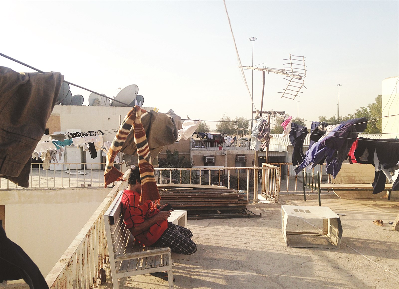 الأسطح تحولت إلى مقاه