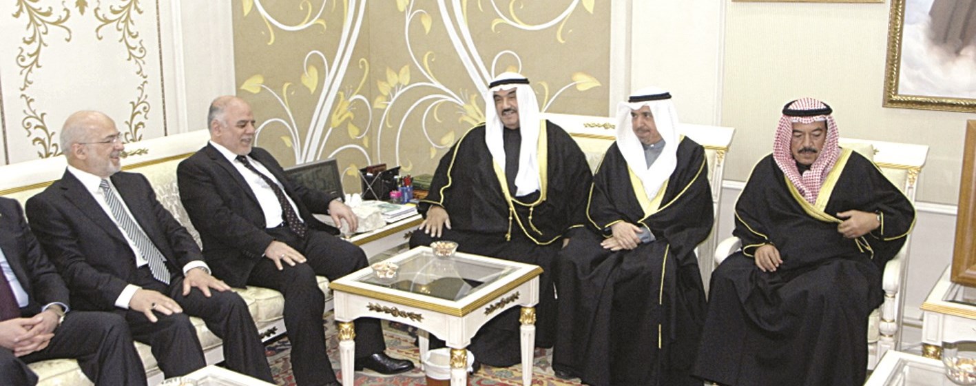 ... ومتحدثاً الى العبادي وابراهيم الجعفري