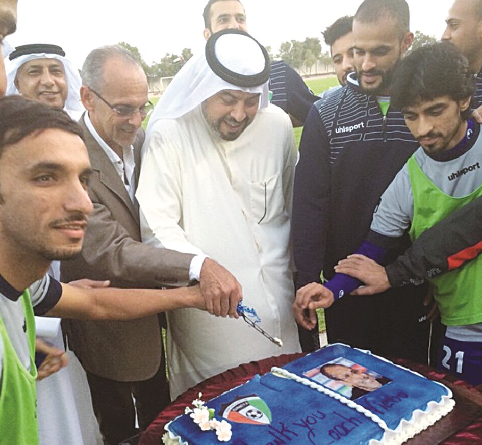 لقطة من تكريم البرازيلي جورفان فييرا