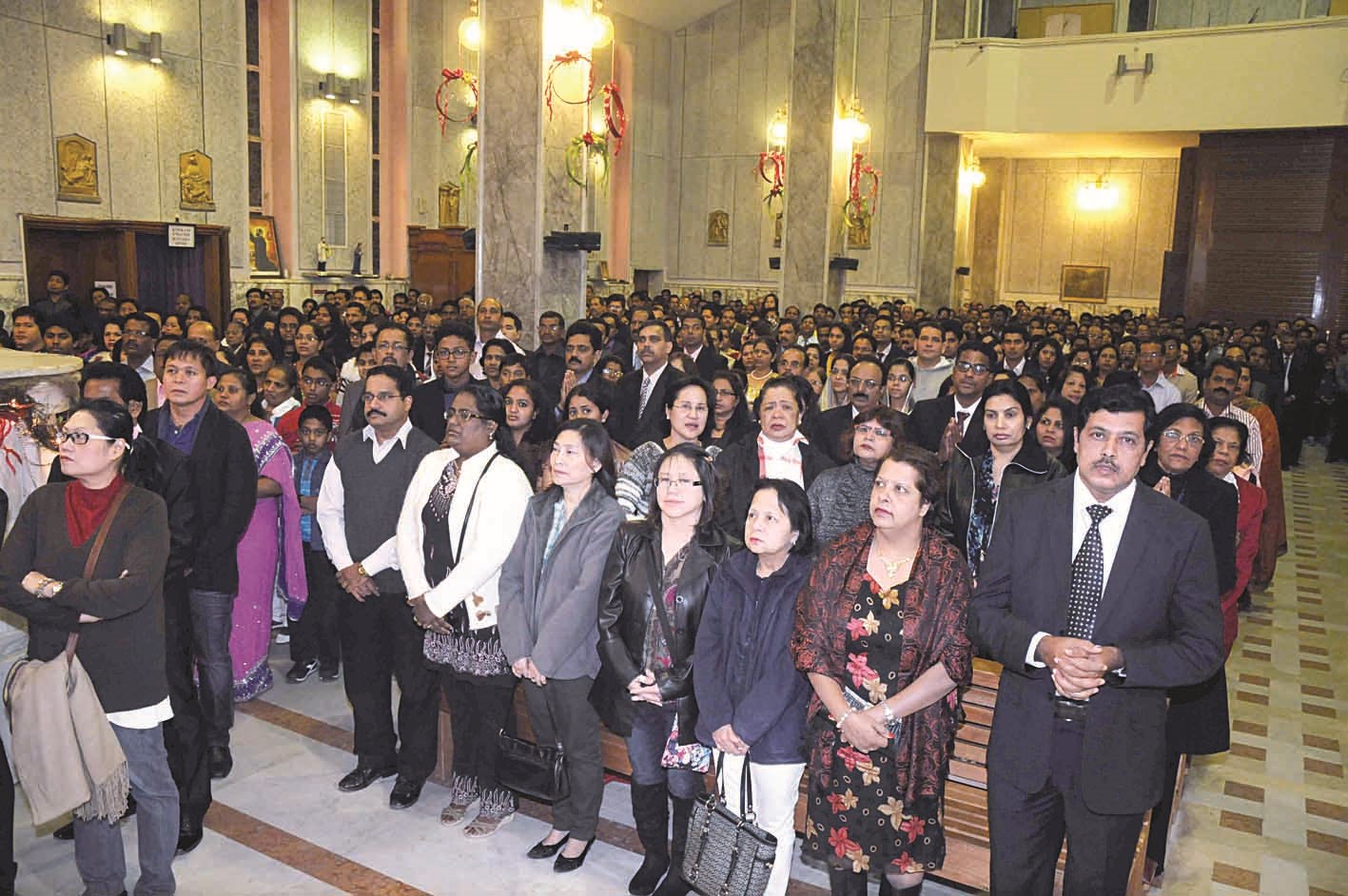 حضور قداس الكنيسة الكاثوليكية