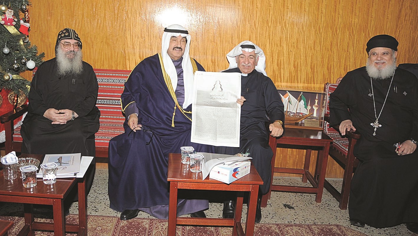 ناصر المحمد وغريب والأنبا بيشوي