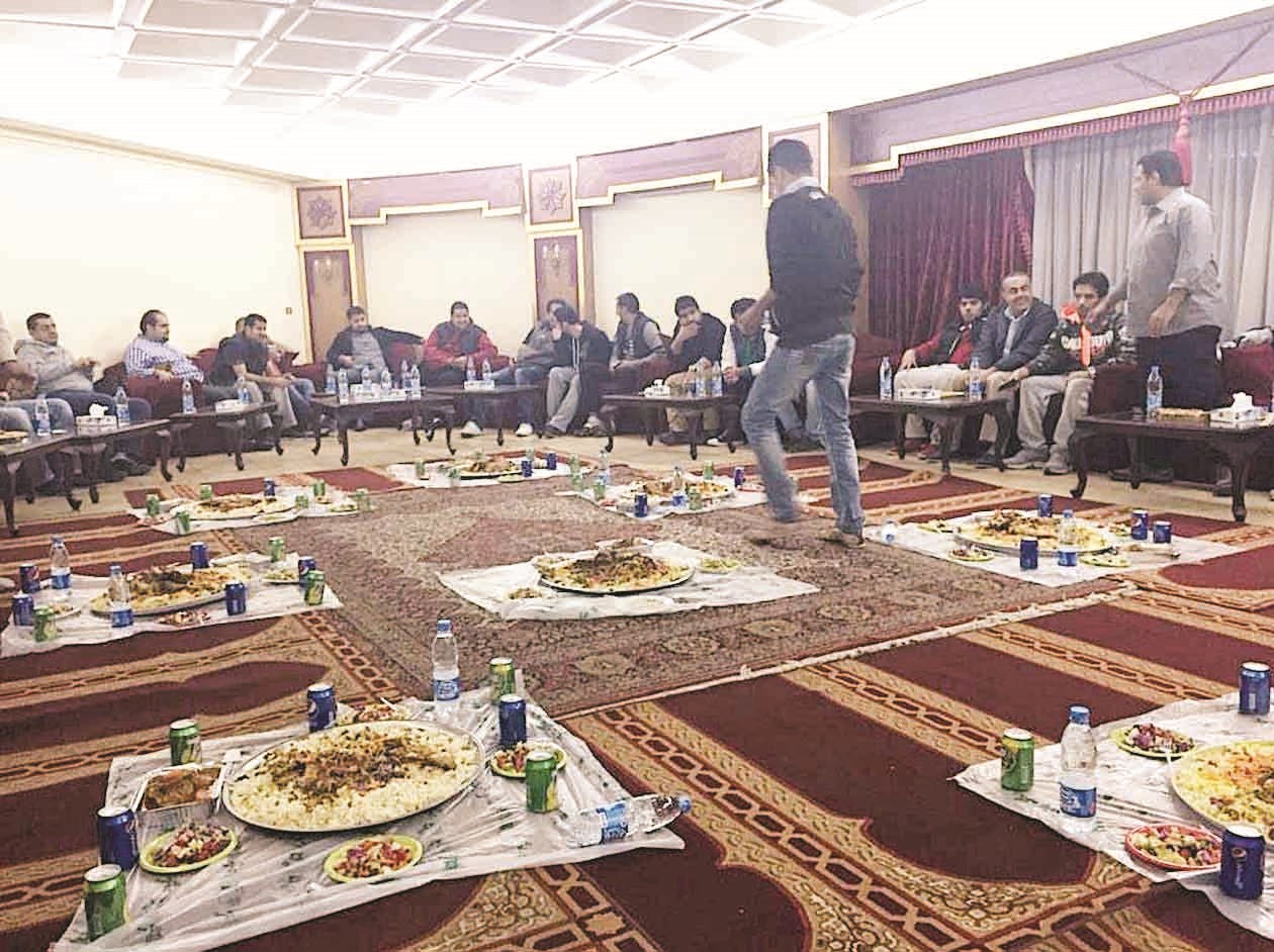 جانب من حفل العشاء