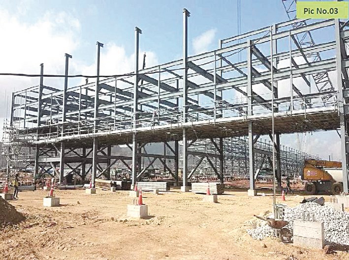 أعمال تركيب الهيكل الصلب لحامل أنابيب المنتجات والخدمات