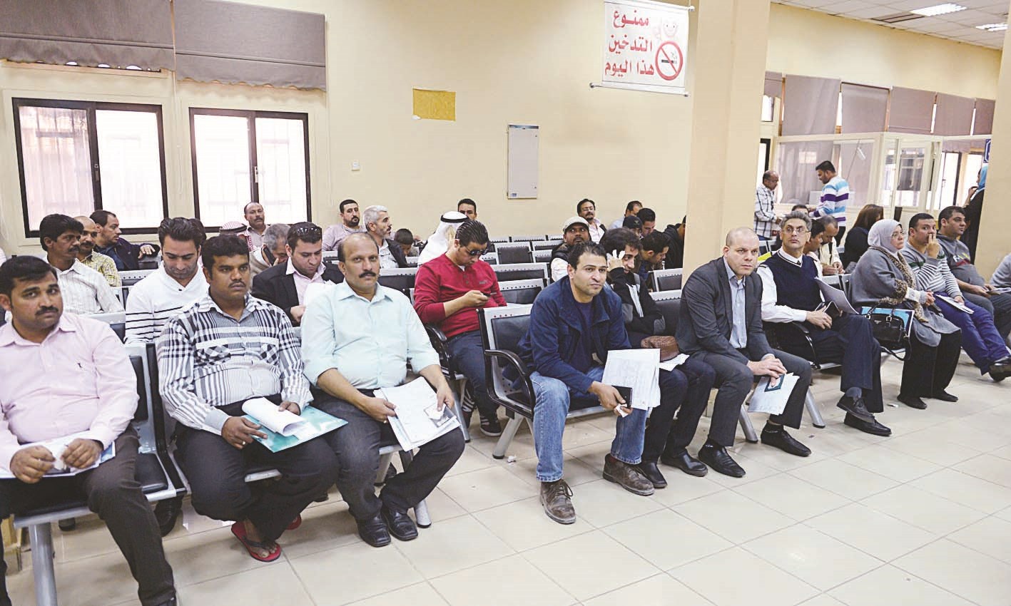 في الانتظار