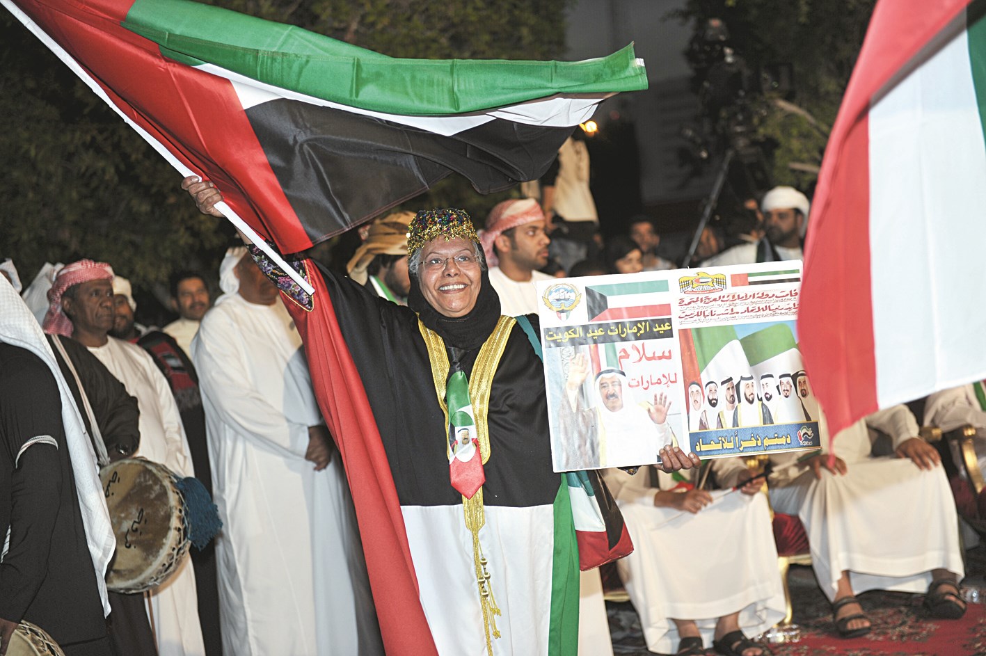 كويتية تشارك الإمارات فرحة عيدها الوطني