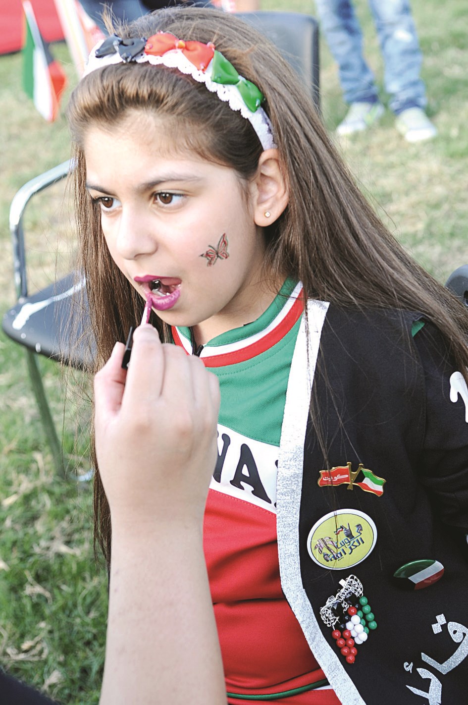 رسم على الوجه