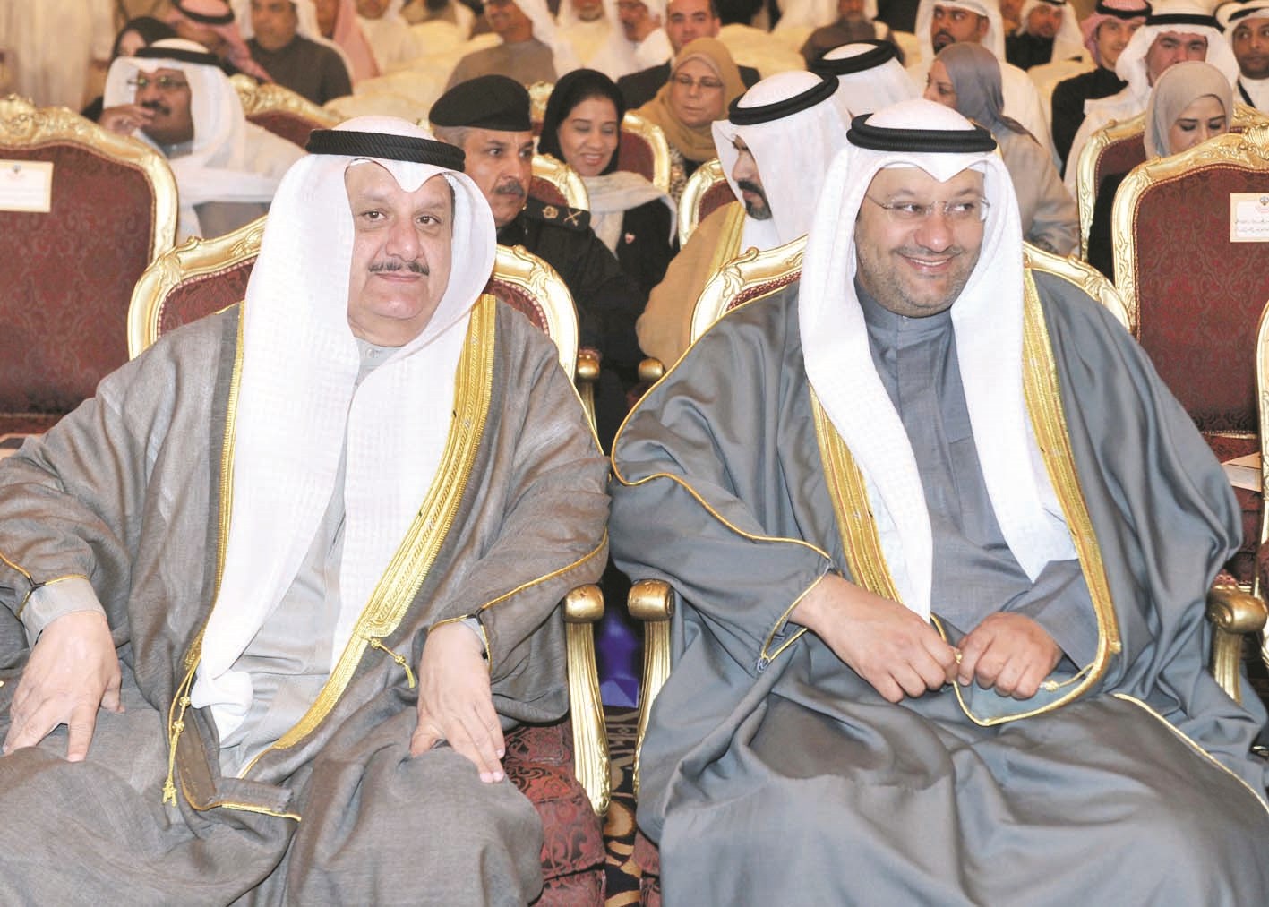 الوزيران العبيدي والكندري