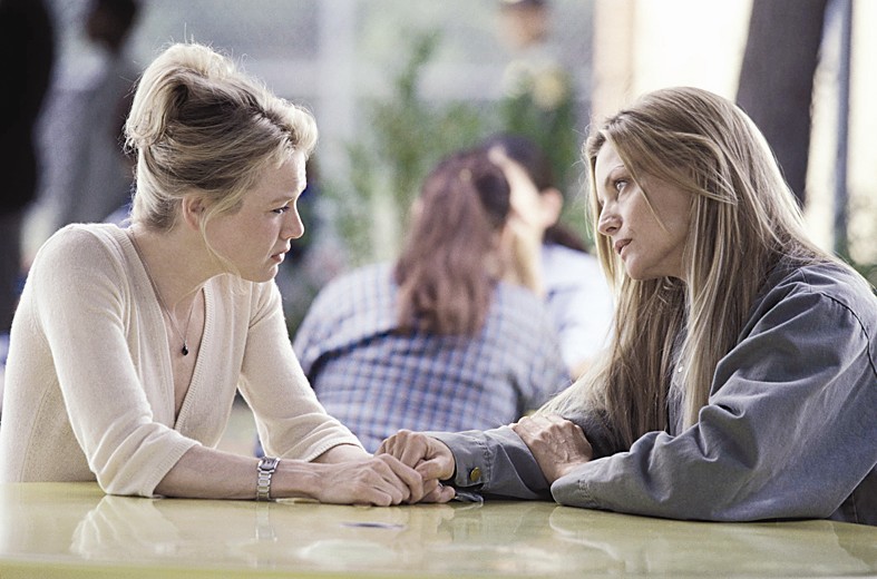 مع ميشال بفايفر في مشهد من «White Oleander»