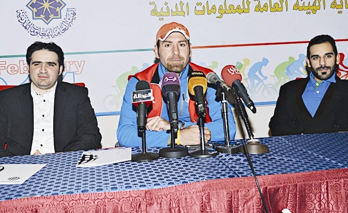 جانب من المؤتمر الصحافي  (تصوير جلال معوض)