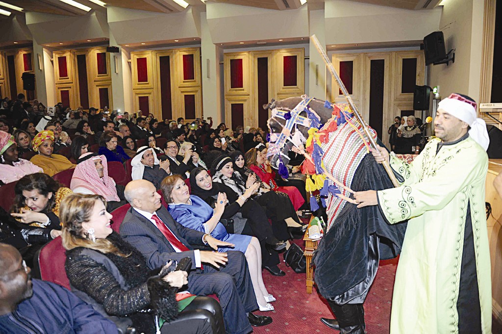 فقرة فولكلورية (تصوير طارق عز الدين)