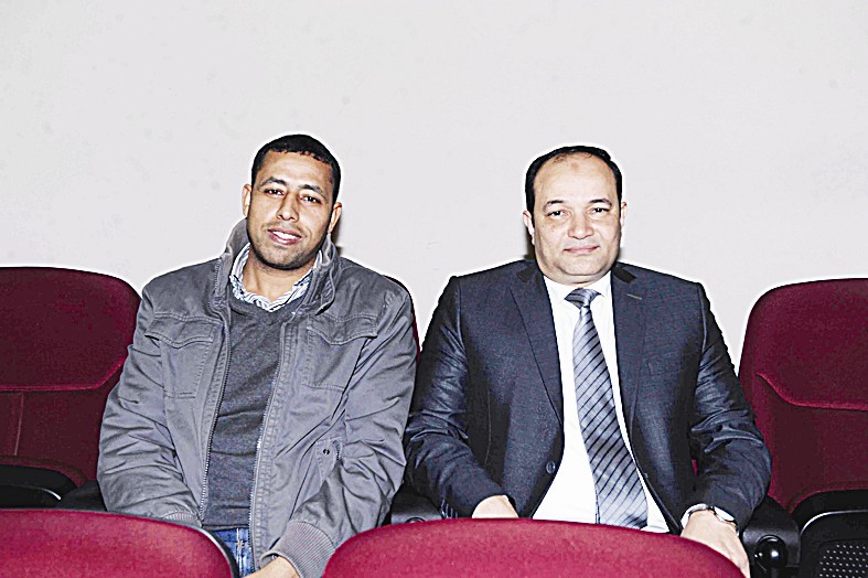 المستشار الإعلامي محمد فوزي والزميل علي العلاس